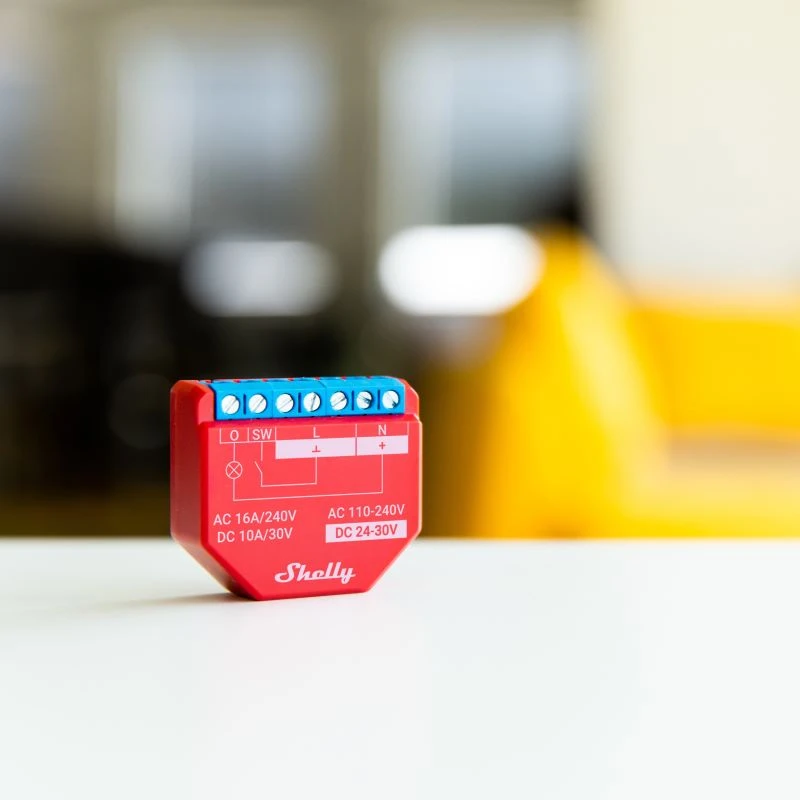 Shelly Plus 1PM - Smart Relay 16A AC/DC WiFi/BT + PM - immagine 3