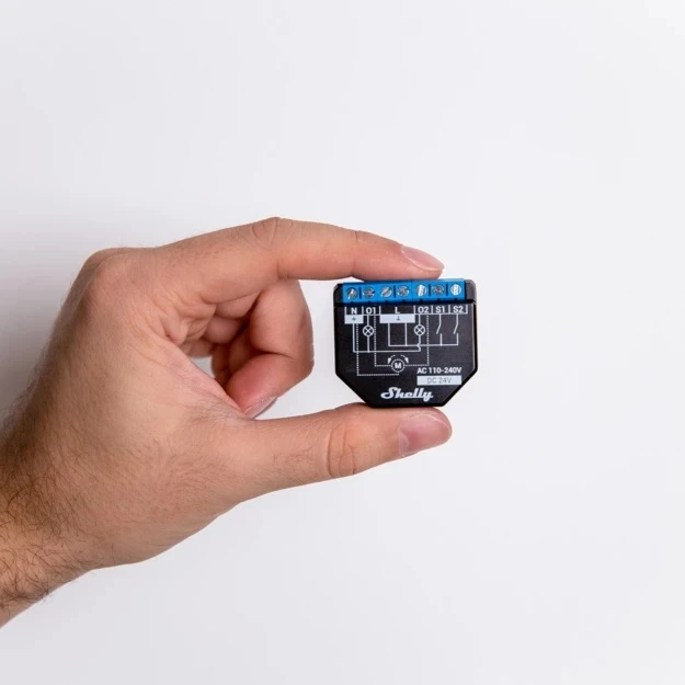 Shelly Plus 2PM - Smart Relay Tapparelle 16A AC/DC WiFi + PM - immagine 4