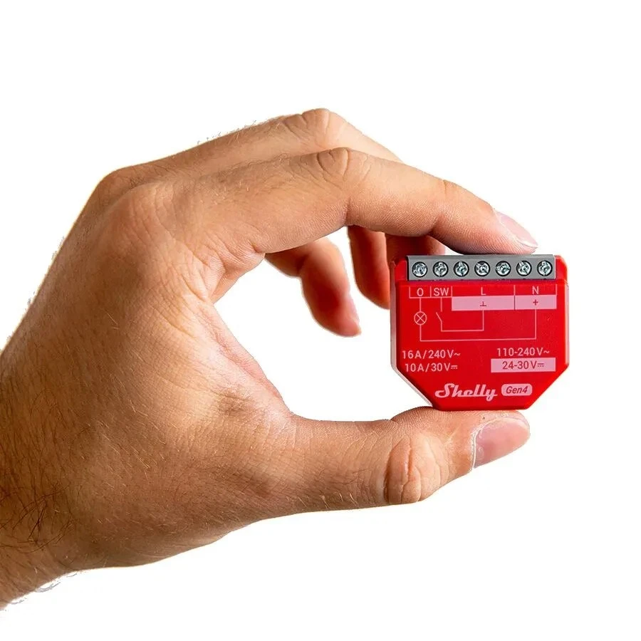 Shelly 1PM Gen4 - Smart Relay 16A AC/DC WiFi/BT/Matter/Zigbee PM - immagine 2