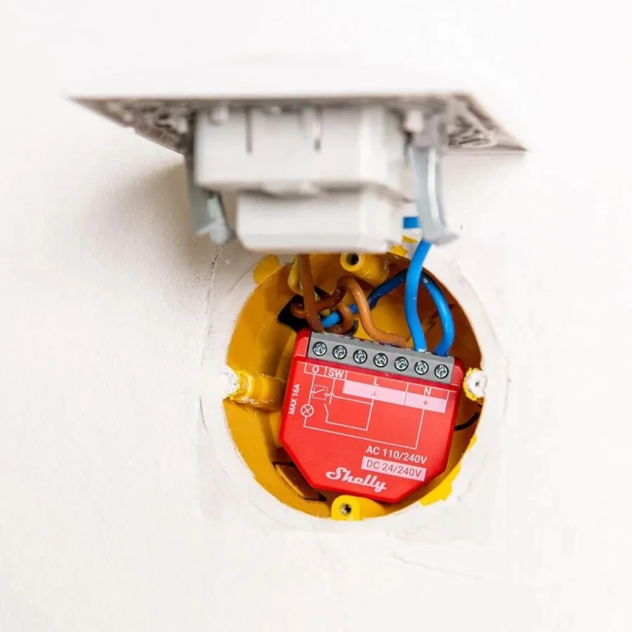 Shelly 1PM Gen4 - Smart Relay 16A AC/DC WiFi/BT/Matter/Zigbee PM - immagine 3