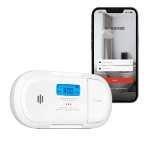 X-Sense Sensore CO-Monossido Wi-Fi a batteria sostituibile